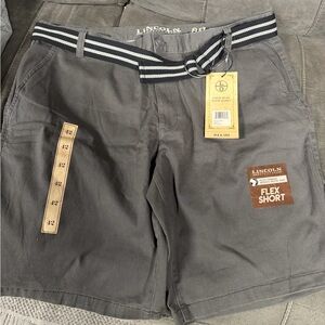 Lincoln outfitters Flex Short Men's Gray Stretch Chino Shorts  size 42